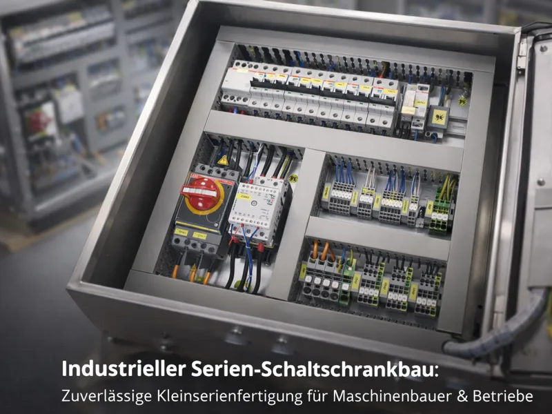 Industrieller Serien-Schaltschrankbau – Kleinserienproduktion bei EMB Neutraubling